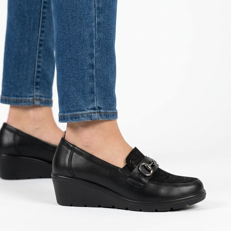 Metallic Accented Moccasins