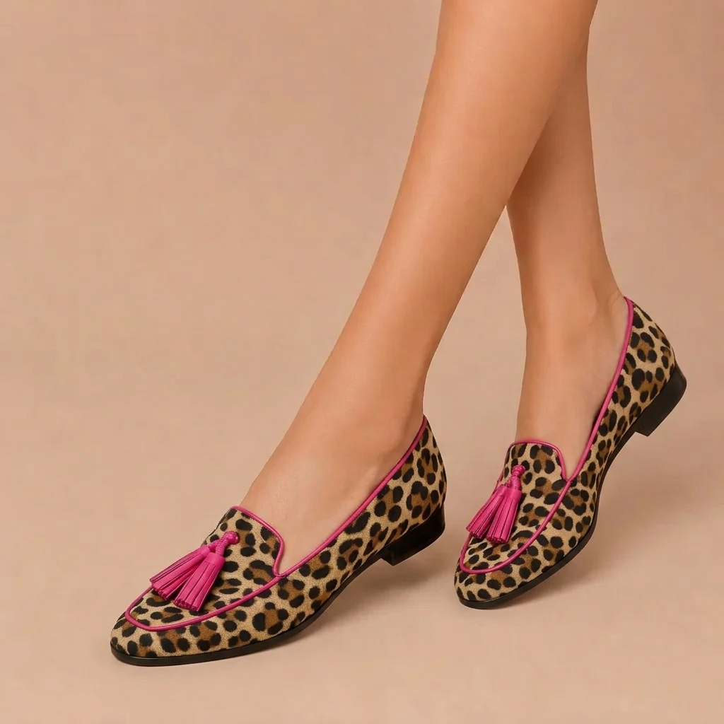 Nikoleta - Moccasins with Pom Poms