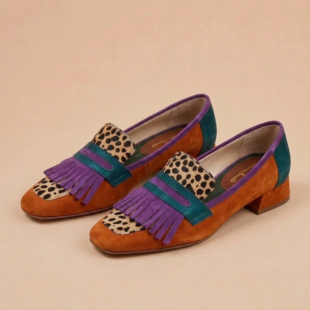 Fallon™ | Brown Leopard Print Moccasin