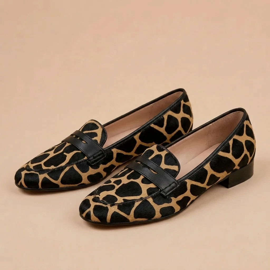Mary Leopard Moccasins - Women's Comfortable Shoes