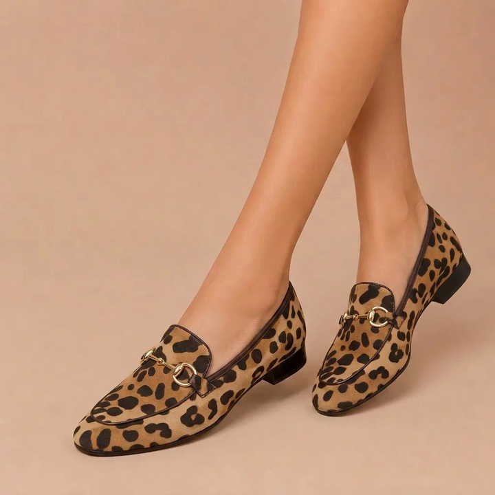 Chrysoúla - Moccasins with Metallic Fastening - Classic Style with Comfort
