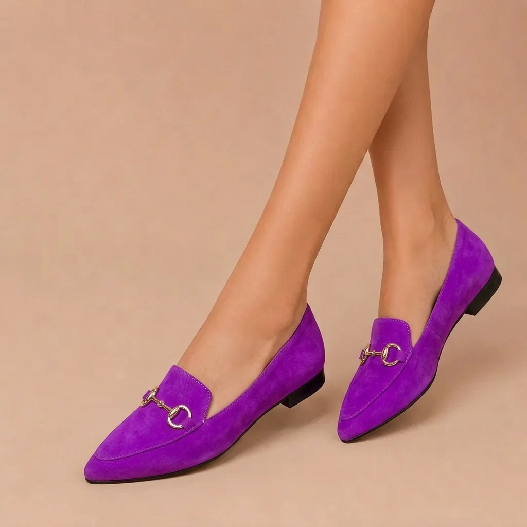 Katia Pointed Ballet Flats Without Laces for Comfort and Style