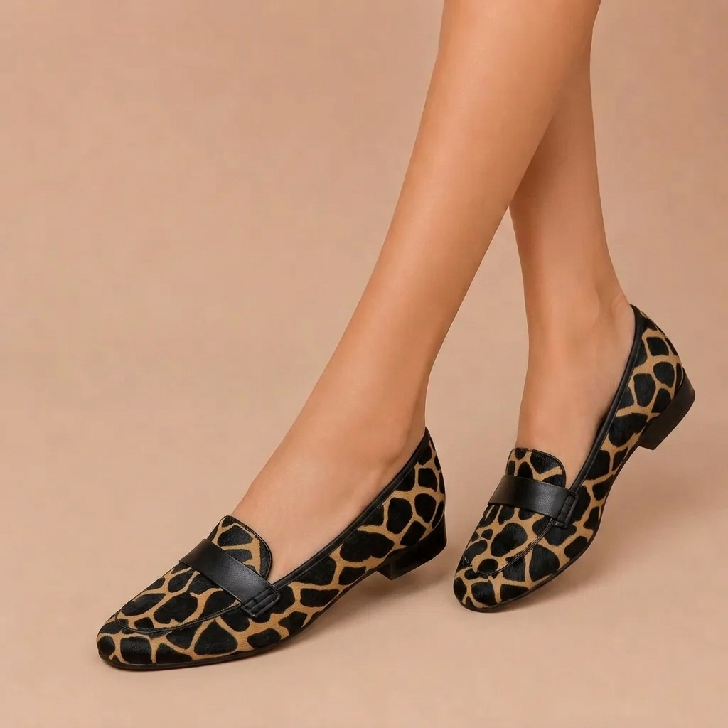 Mary Leopard Moccasins - Women's Comfortable Shoes
