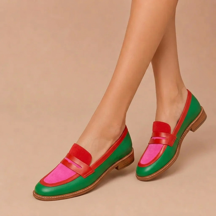 Nyla™ | Everyday Use Moccasins with Contrasting Design