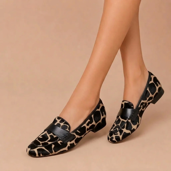 Eleni Leopard Comfortable Moccasins and Style for Every Moment