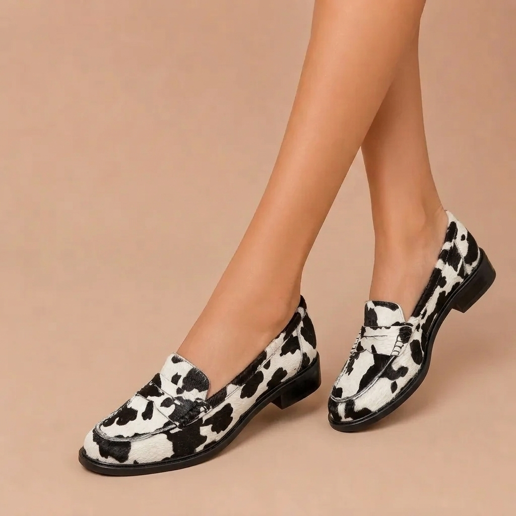 Veerle™ | Zebra Print Moccasins
