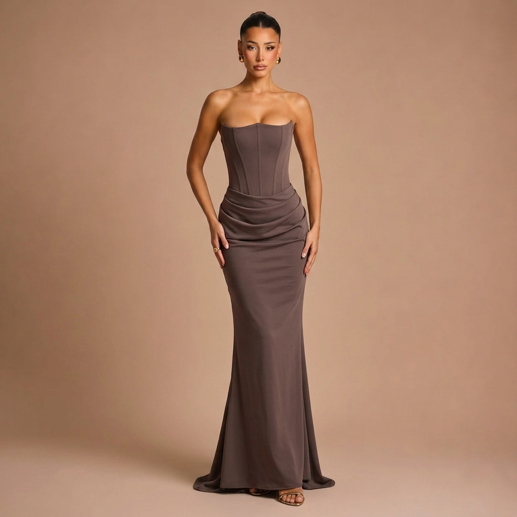 Esmeralda - Long Dress with Corset