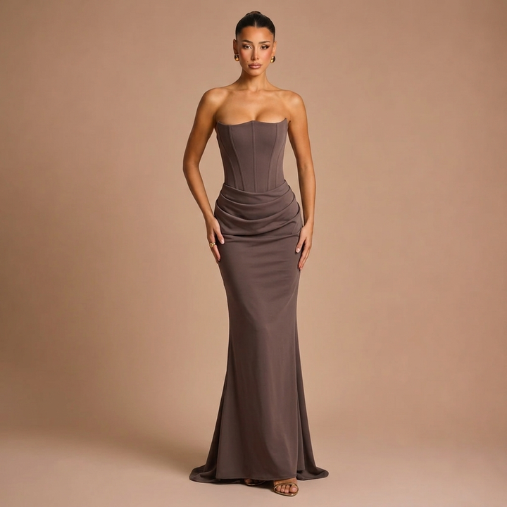 Esmeralda - Long Dress with Corset