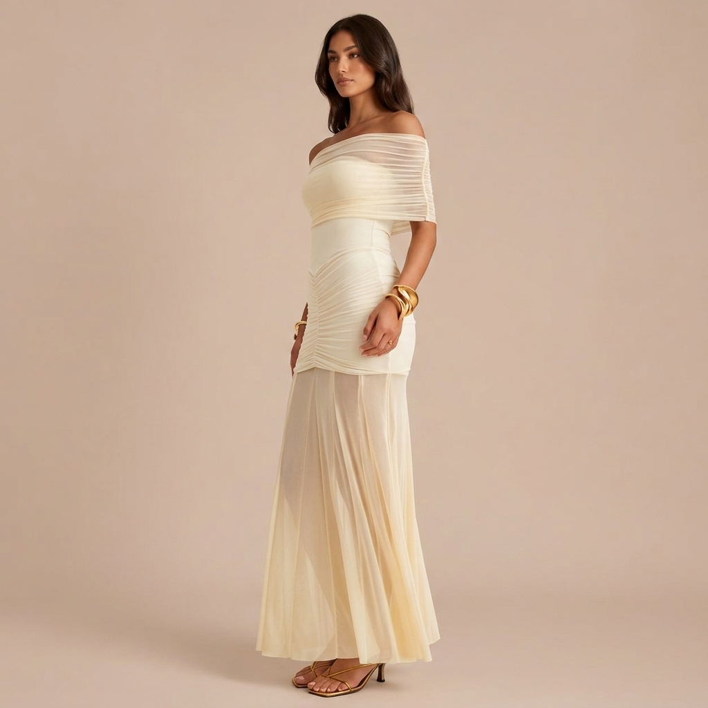 Vitoria - Long Mesh Dress