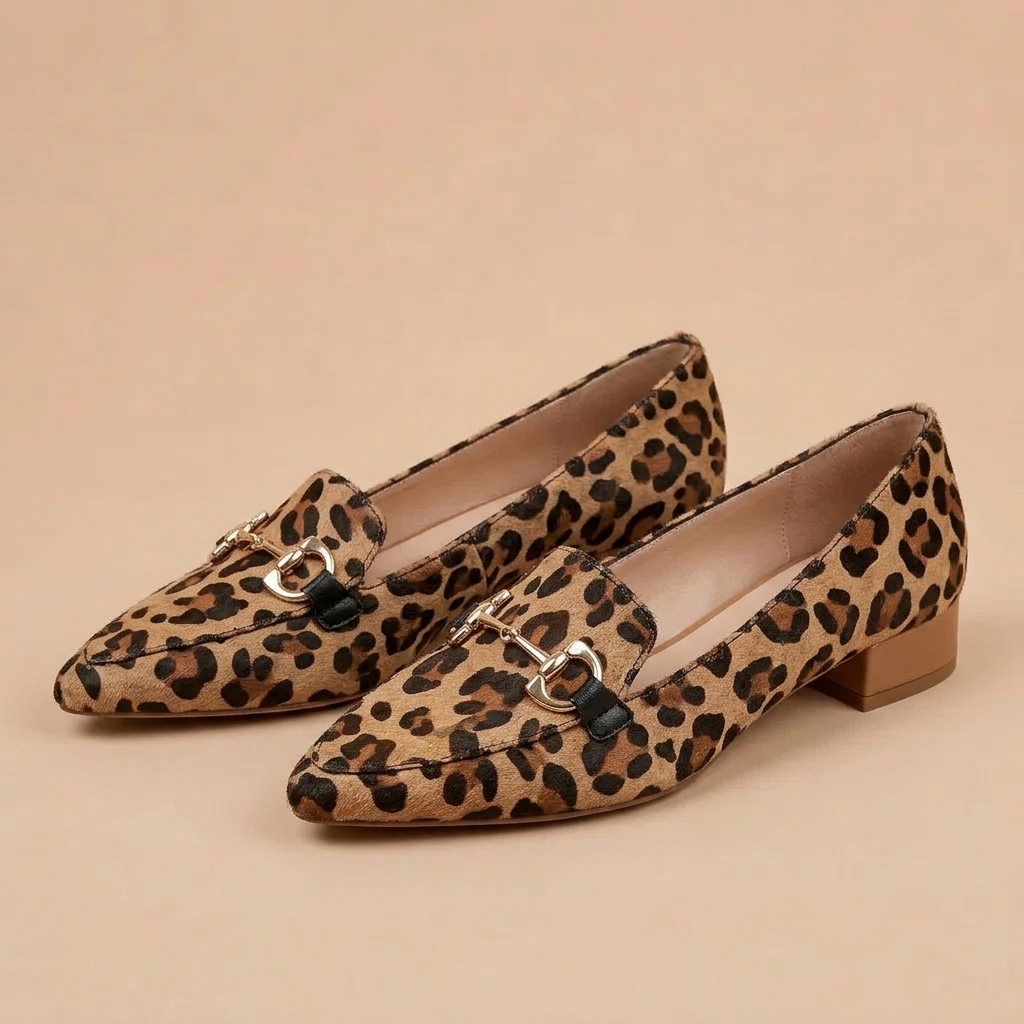 For - Leopard Moccasins