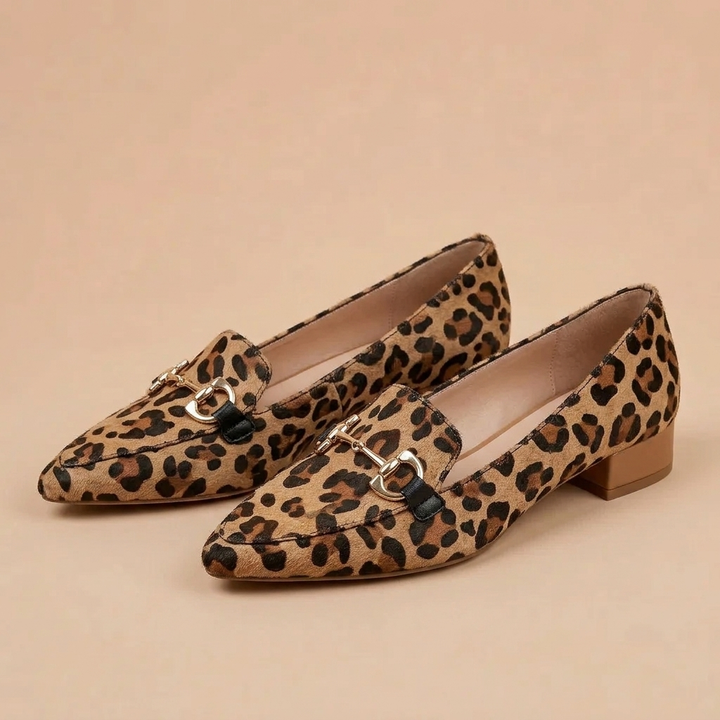 For - Leopard Moccasins