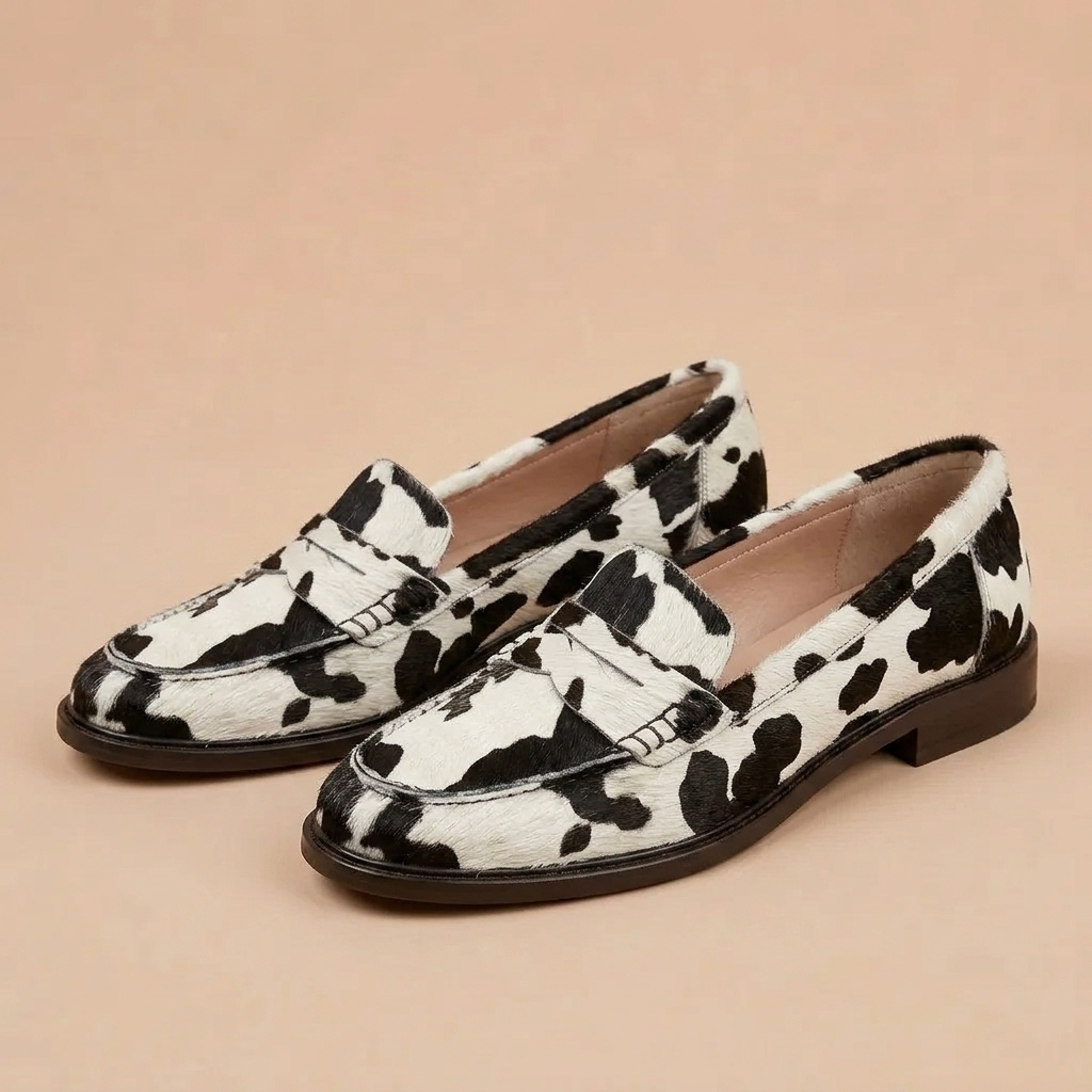 Veerle™ | Zebra Print Moccasins