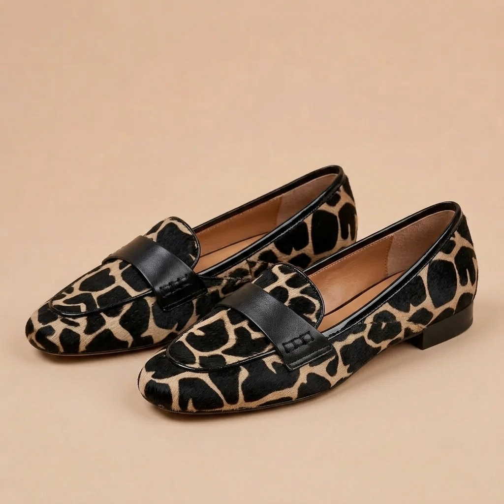 Eleni Leopard Comfortable Moccasins and Style for Every Moment