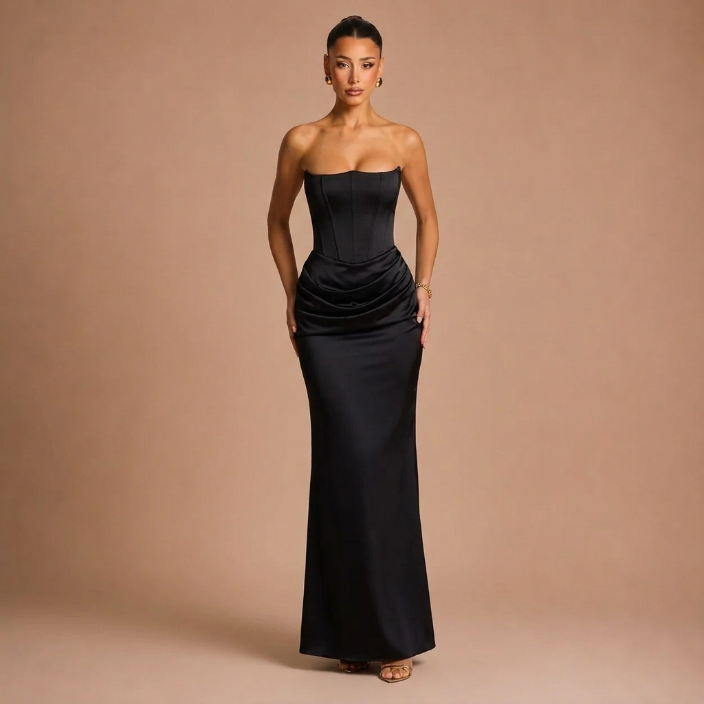 Esmeralda - Long Dress with Corset