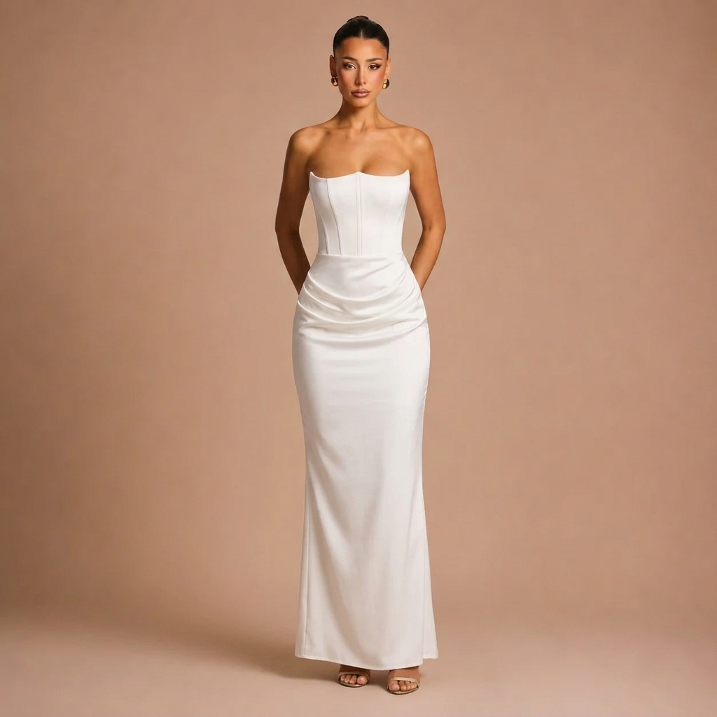Esmeralda - Long Dress with Corset