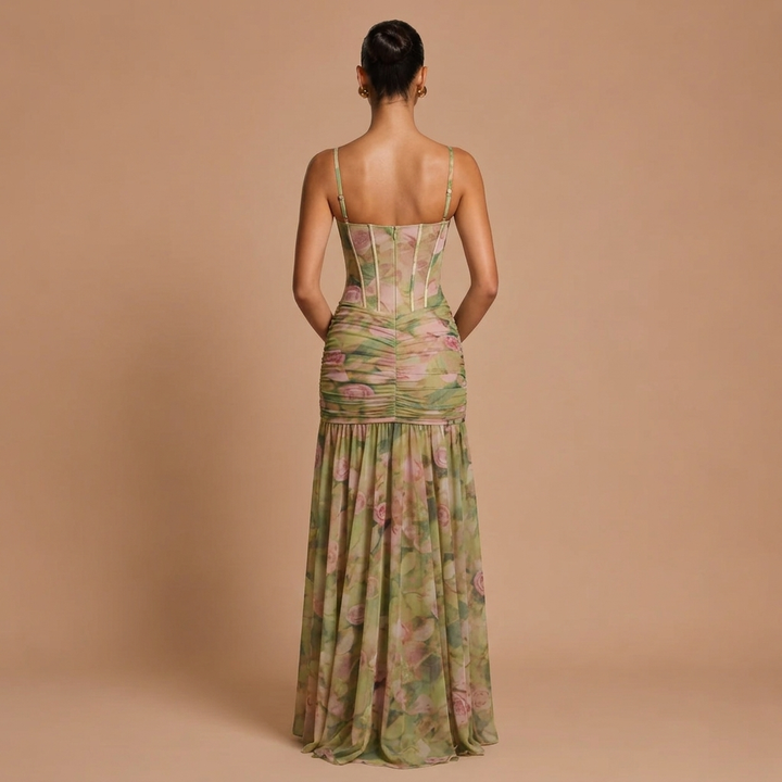 Isamara - Long Dress with Corset