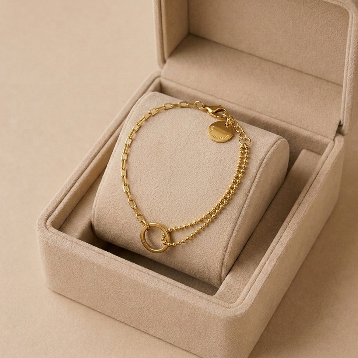 Gold Tennis Bracelet Box