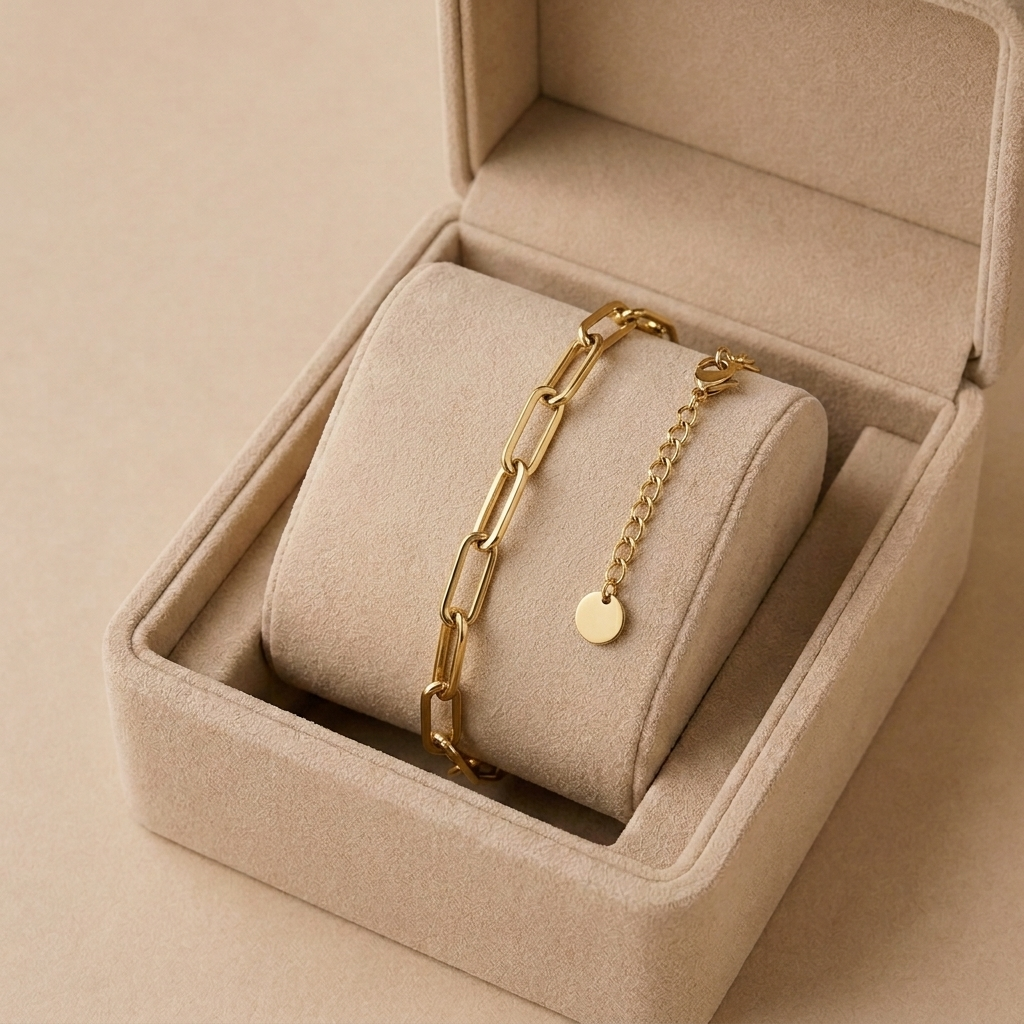 Gold Clip Bracelet