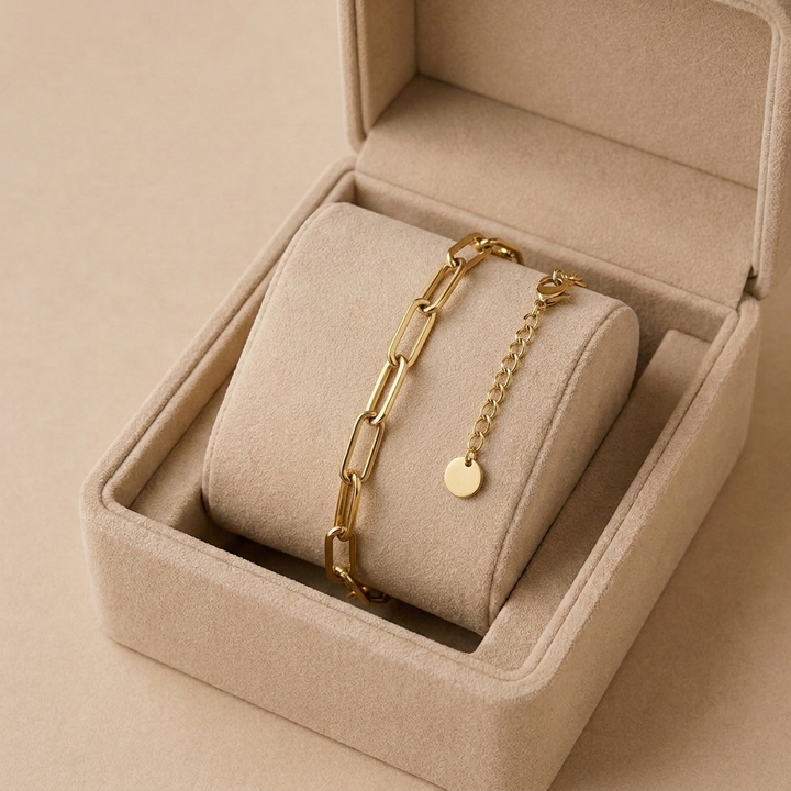 Gold Clip Bracelet