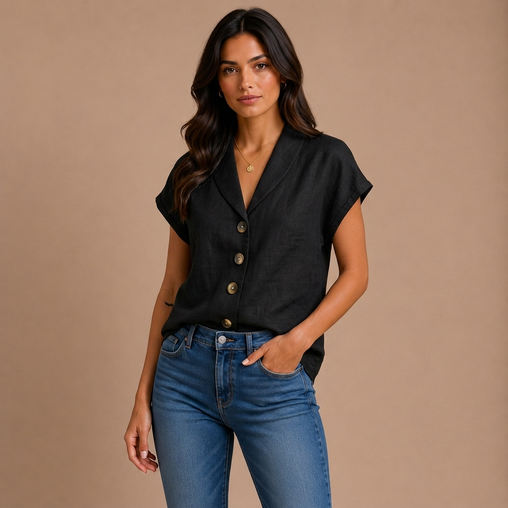 Lois | Elegant Plain T-Shirt