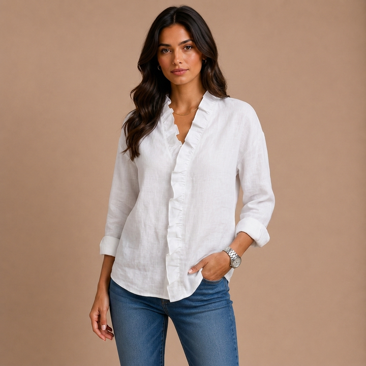 Elaine - Ruffle Blouse