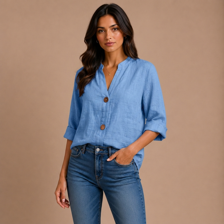 Casual Textured Blouse