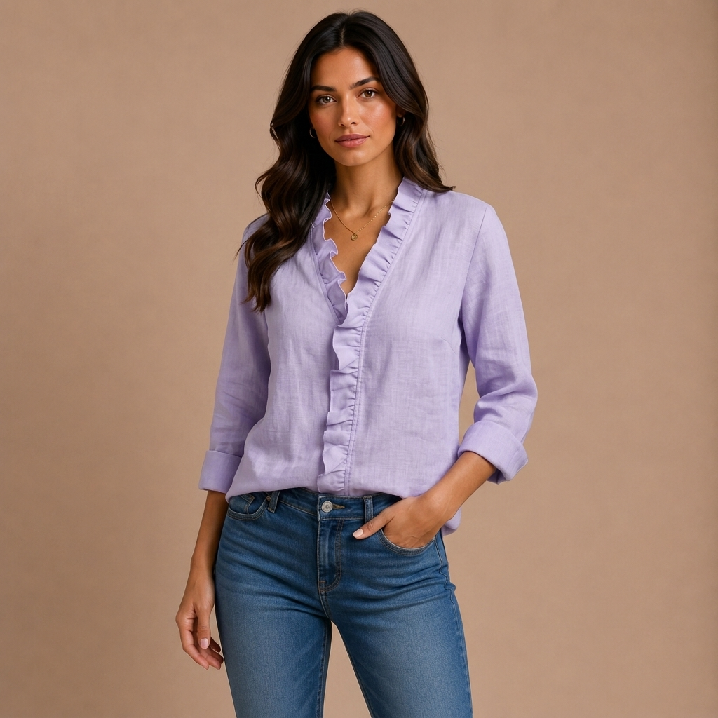 Elaine - Ruffle Blouse