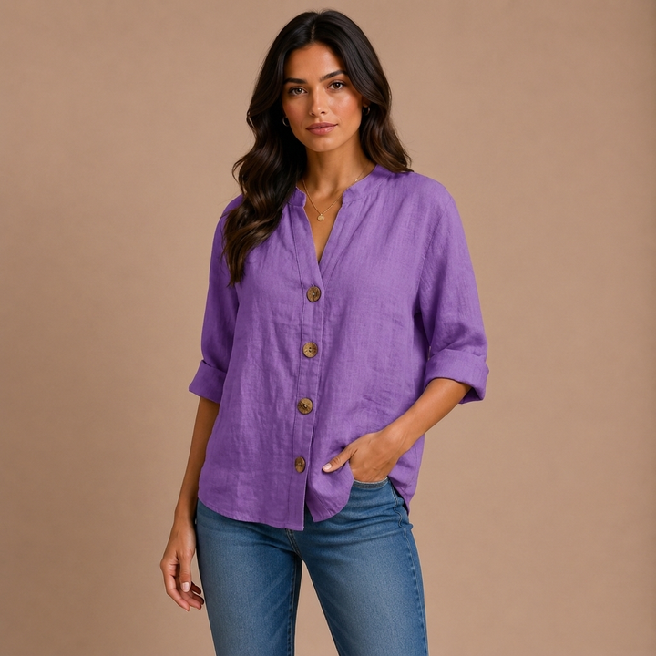 Casual Textured Blouse