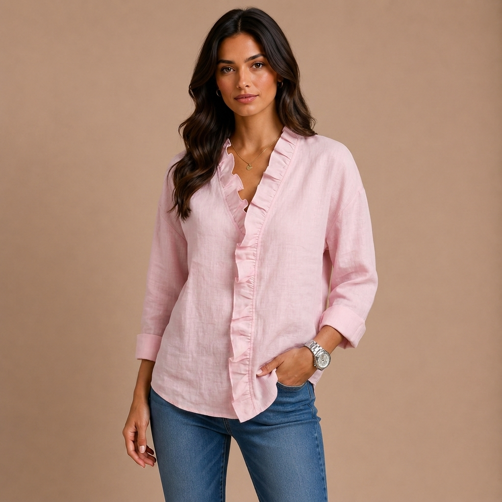 Elaine - Ruffle Blouse