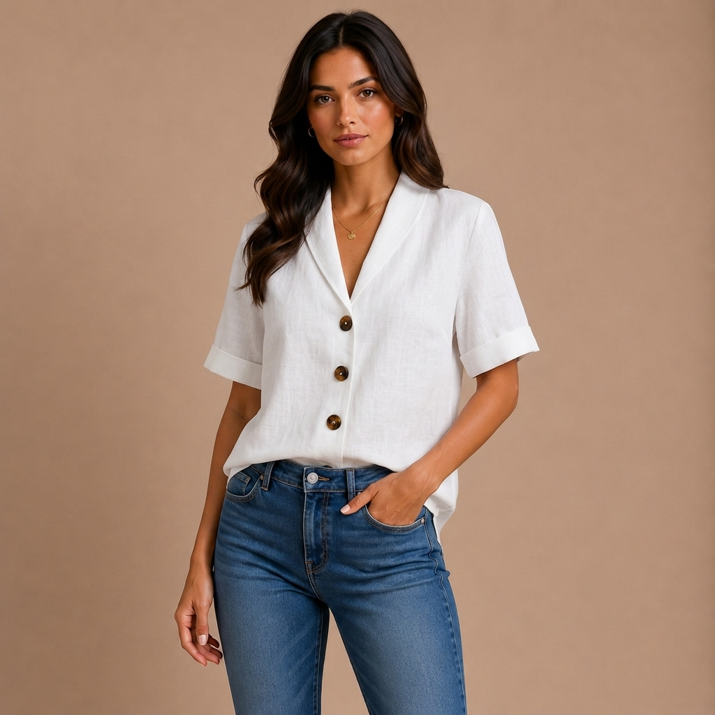 Lois | Elegant Plain T-Shirt