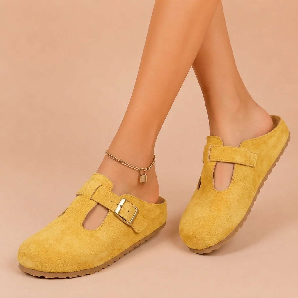 Têmis - Comfortable Clogs with Minimalist Buckle
