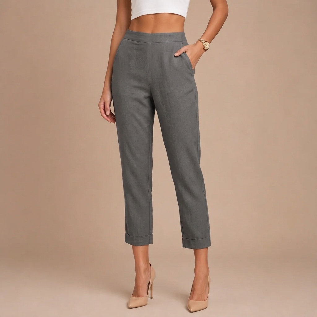 Summer Trousers in Linen and Cotton