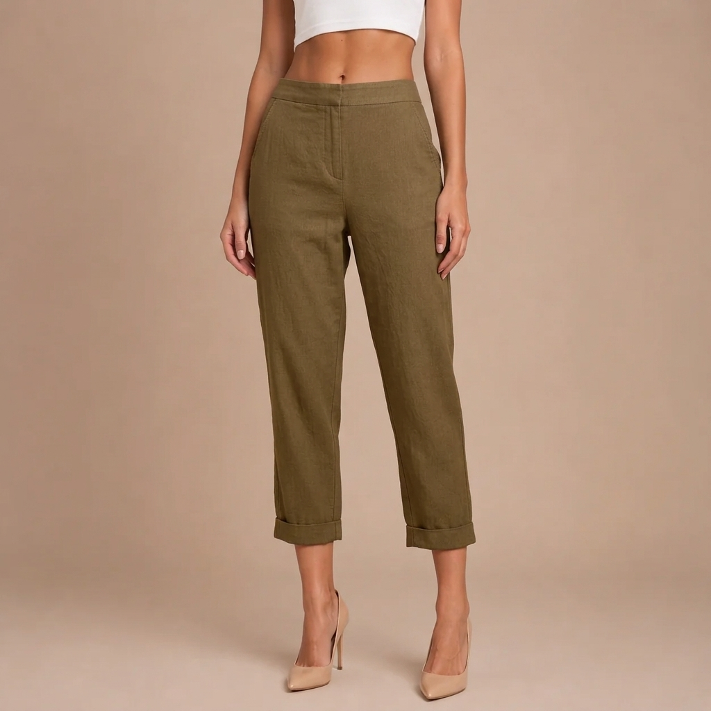 Summer Trousers in Linen and Cotton
