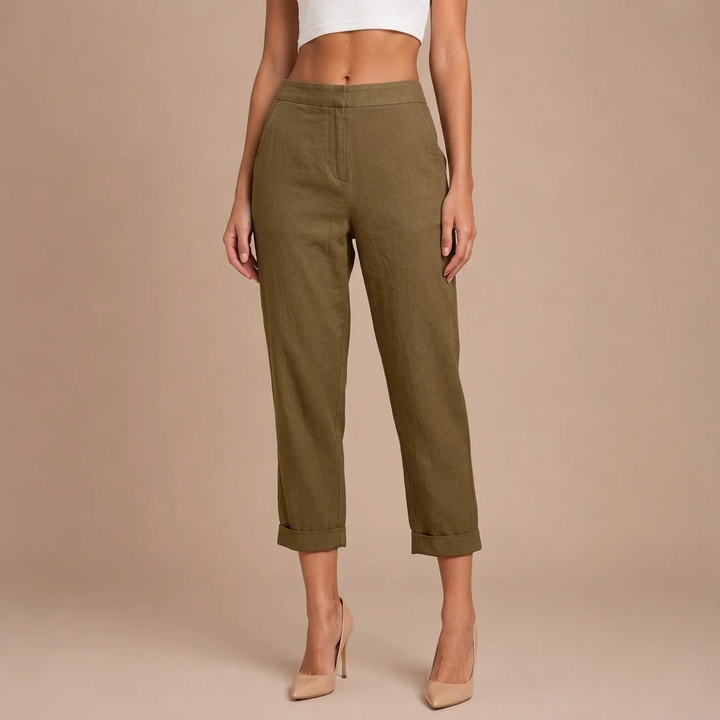 Summer Trousers in Linen and Cotton