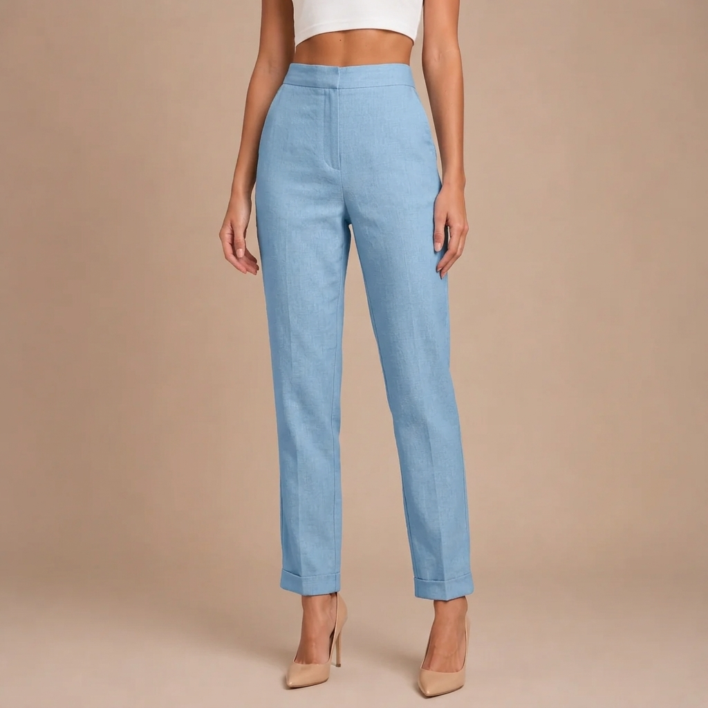 Summer Trousers in Linen and Cotton