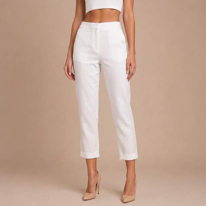 Summer Trousers in Linen and Cotton