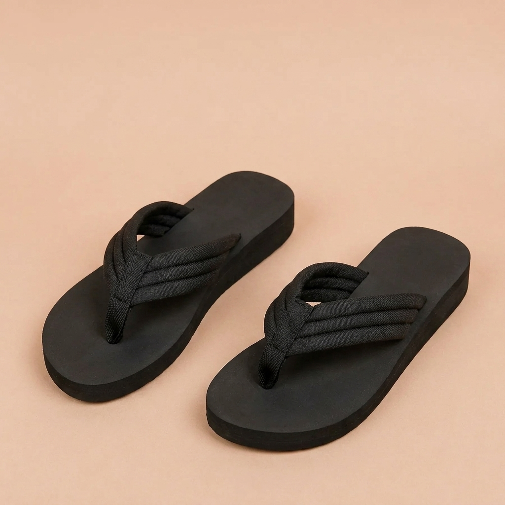 Plain Beach Flip-Flops