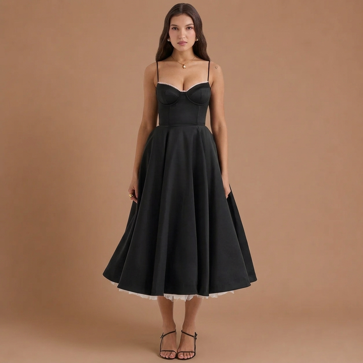 Arielle | Luxurious Midi Dress for Elegant Moments