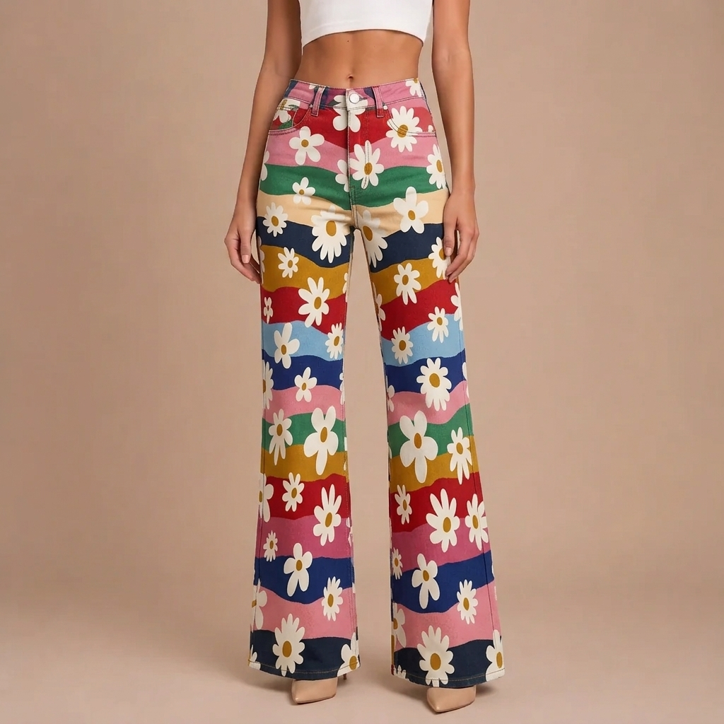 Léon™ | Elegant Floral Pants