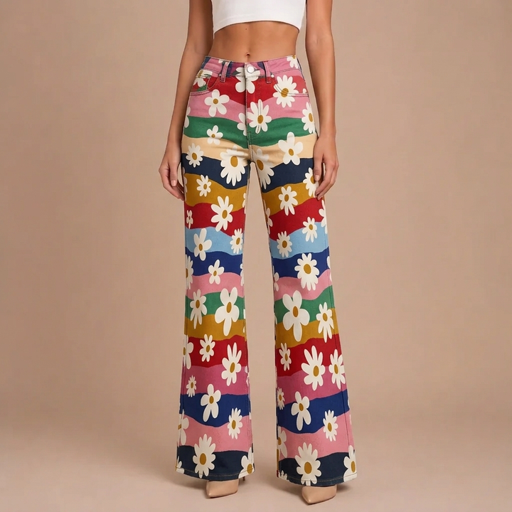Léon™ | Elegant Floral Pants