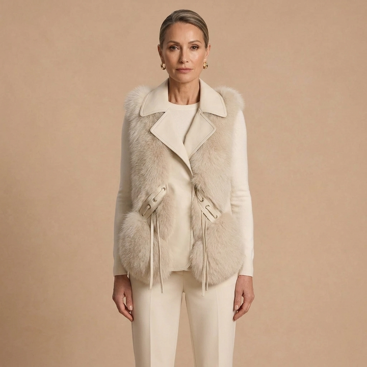 Lucia Fur Vest