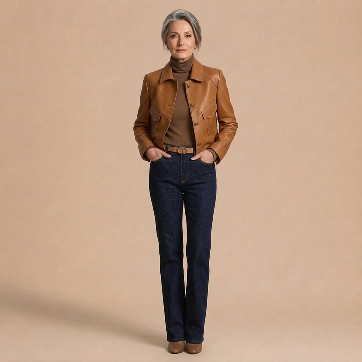 Romana Faux Leather Jacket