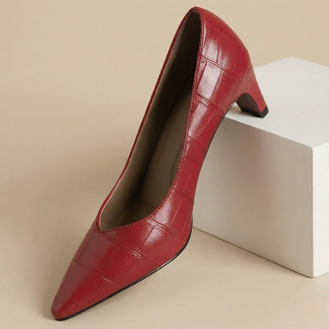 New Authentic Leather Heels