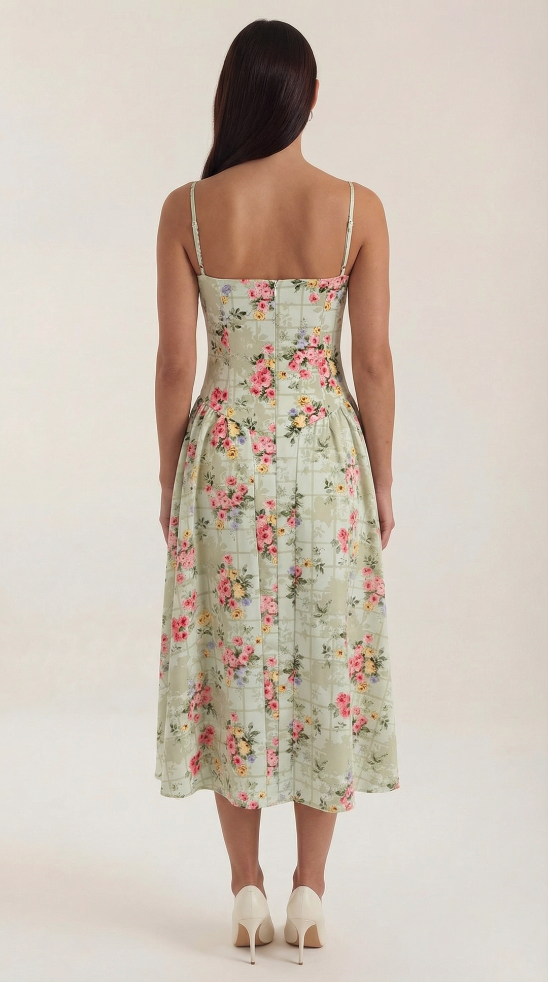 Izolda | Midi Dress with Corset Detail