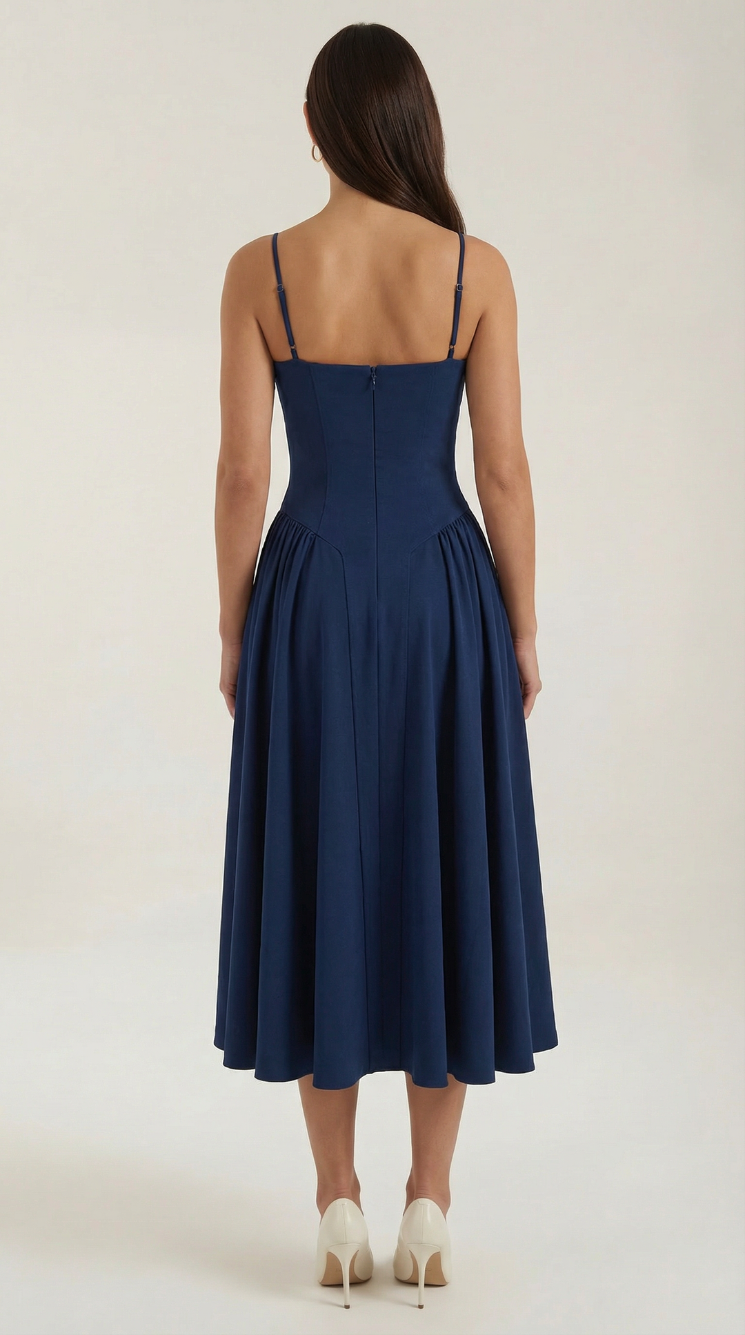 Izolda | Midi Dress with Corset Detail