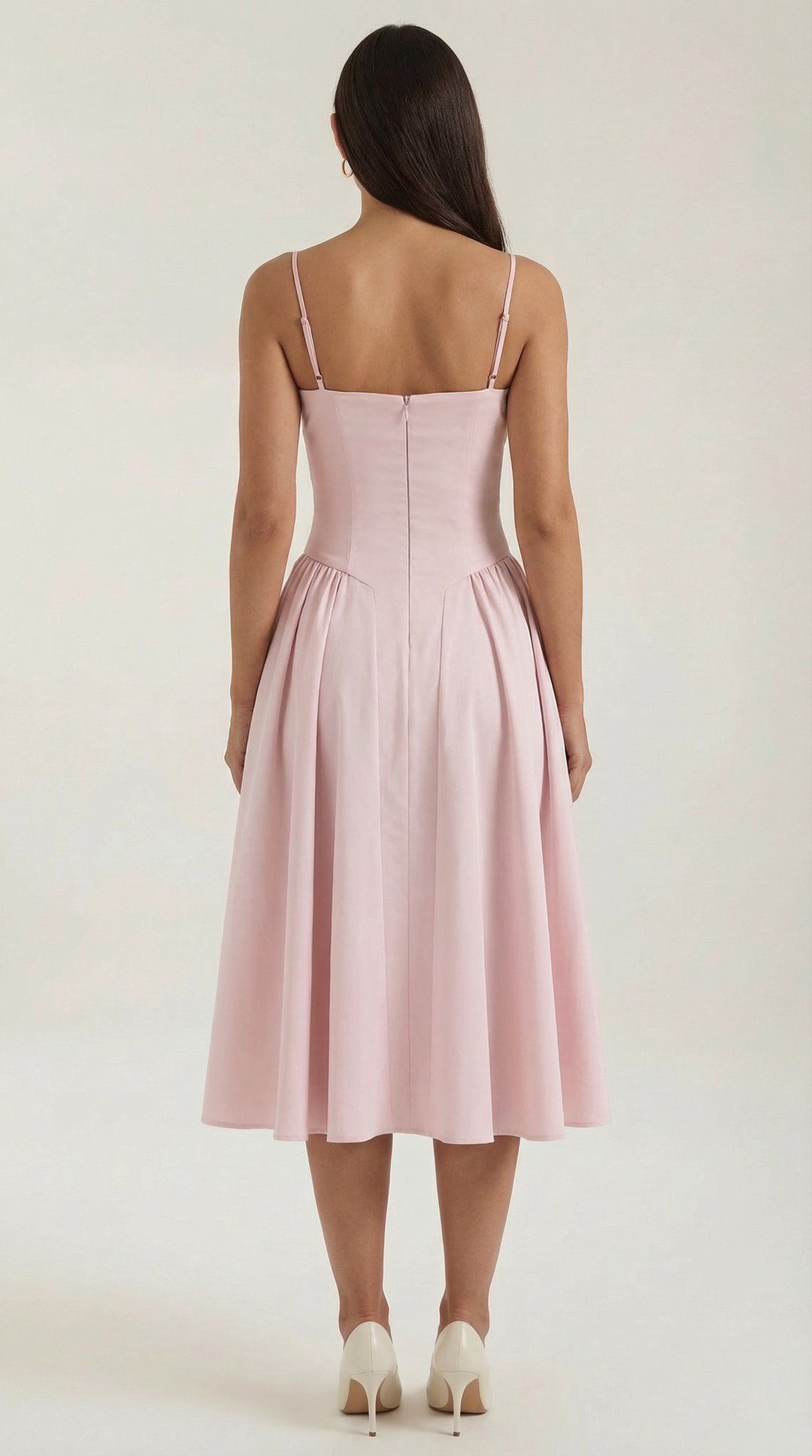 Izolda | Midi Dress with Corset Detail