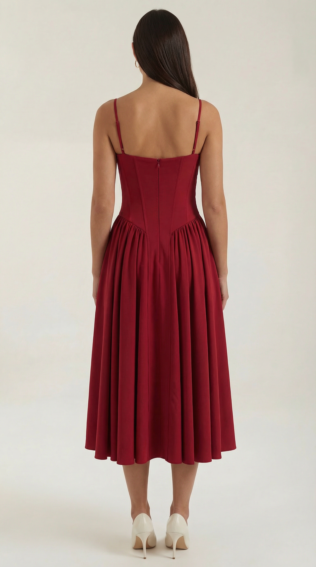 Izolda | Midi Dress with Corset Detail