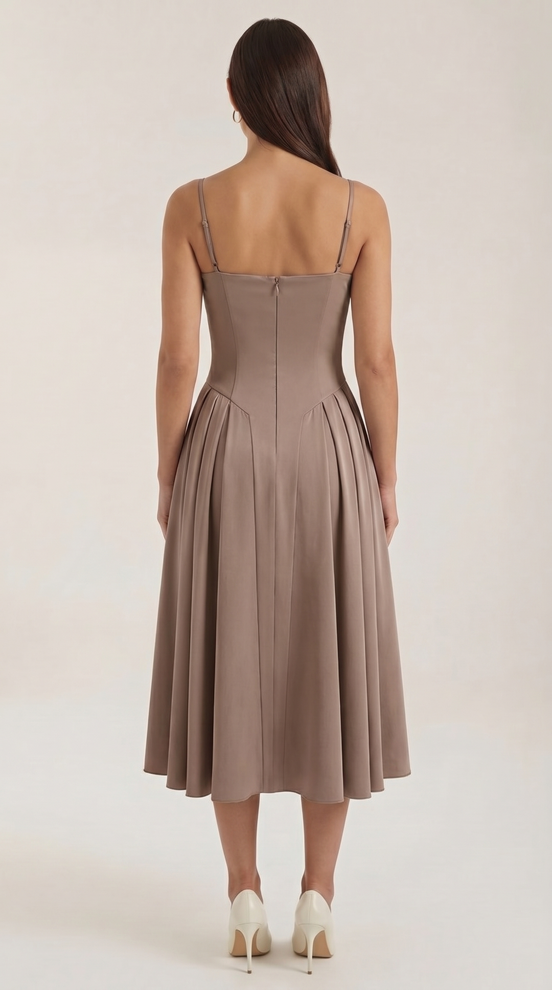 Izolda | Midi Dress with Corset Detail