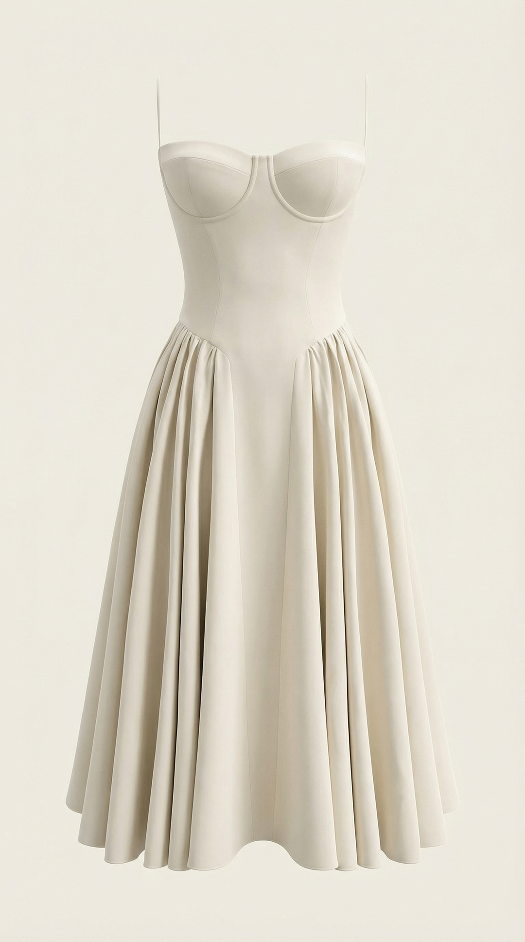 Izolda | Midi Dress with Corset Detail