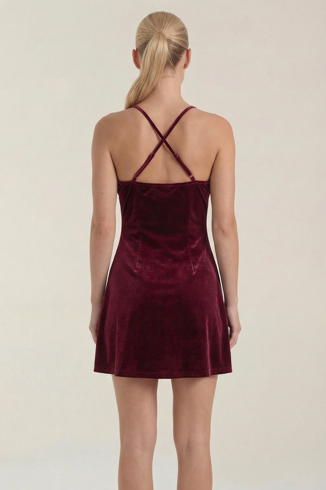 Radmila | Sleek Mini Dress with Delicate Straps